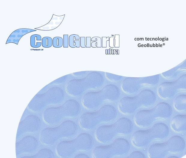 brochura de capa para piscina ultra coolguard
